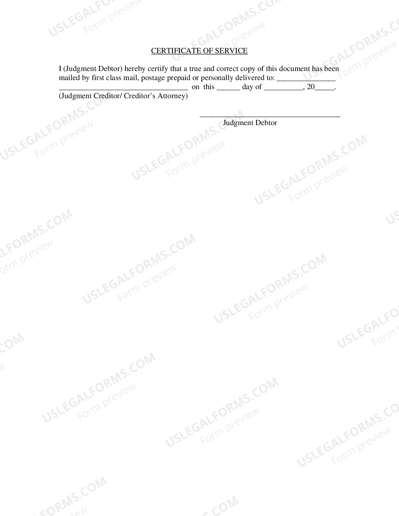 Preview Debtor Exempt Property