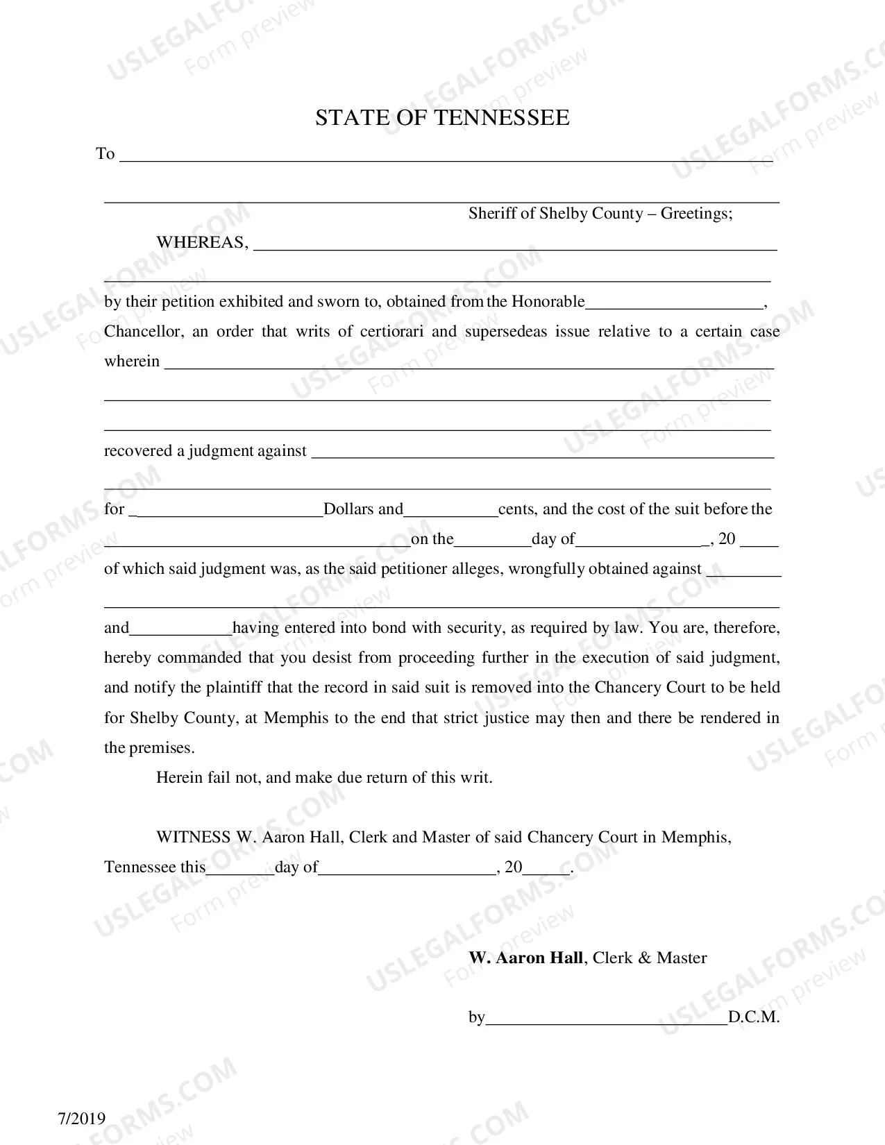 Preview Supersedeas and Certiorari