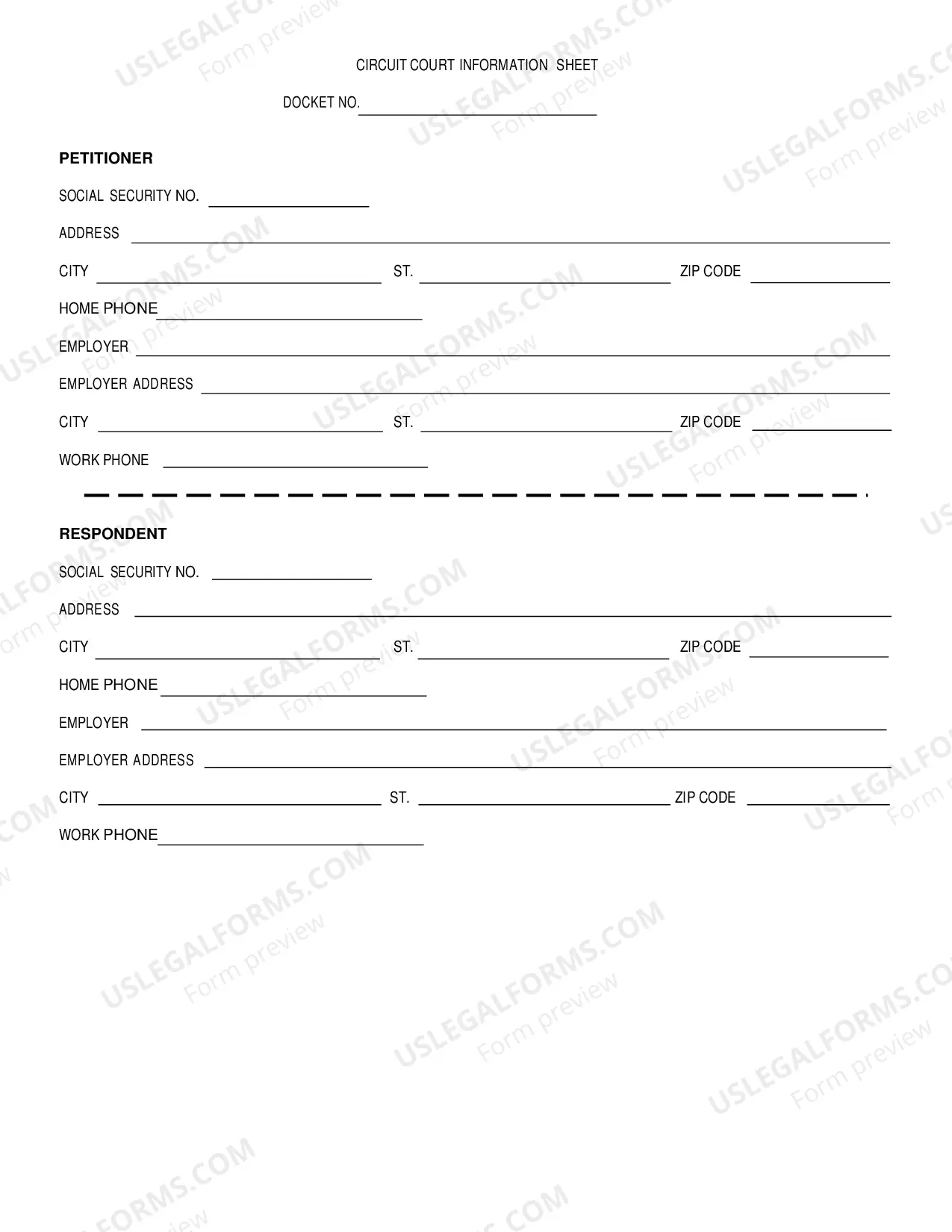 Preview Petition to Modify Child Support