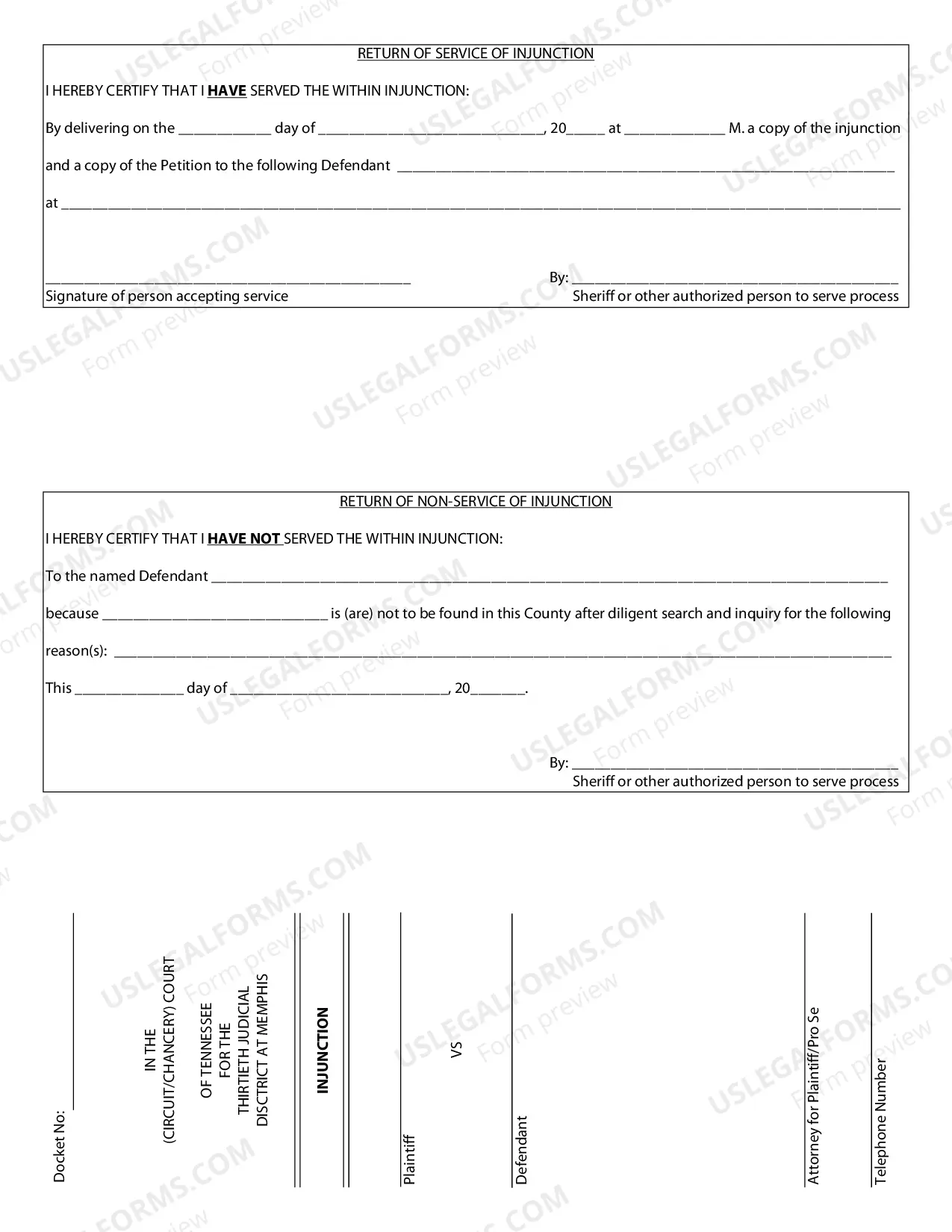 Preview Writ of Injunction