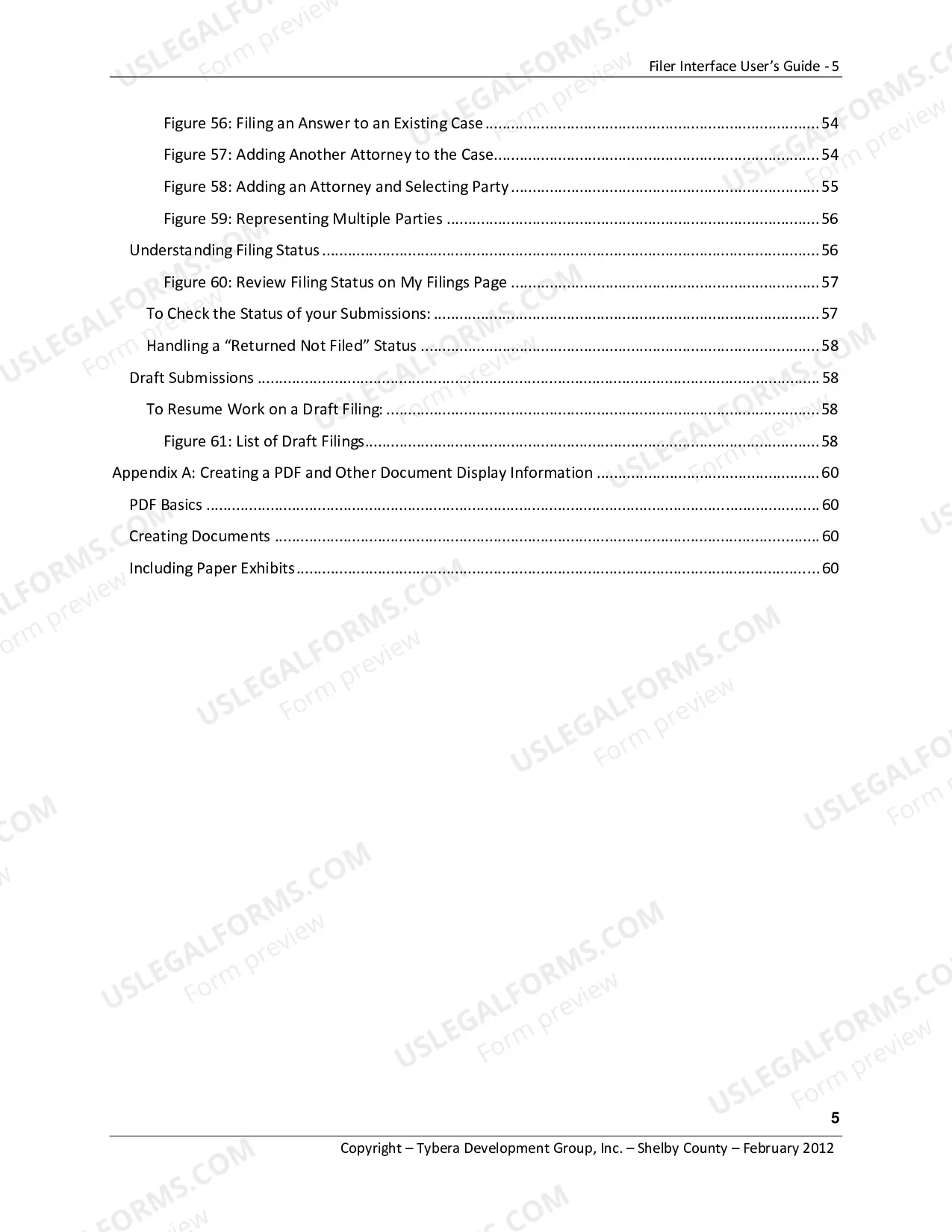 Preview E-Filing Filer's Guide / Circuit and Chancery