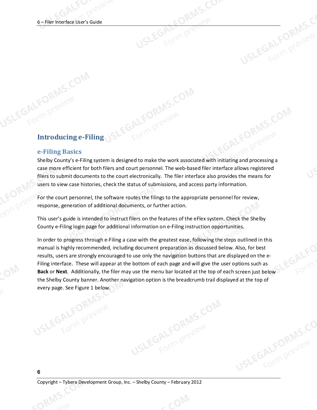 Preview E-Filing Filer's Guide / Circuit and Chancery