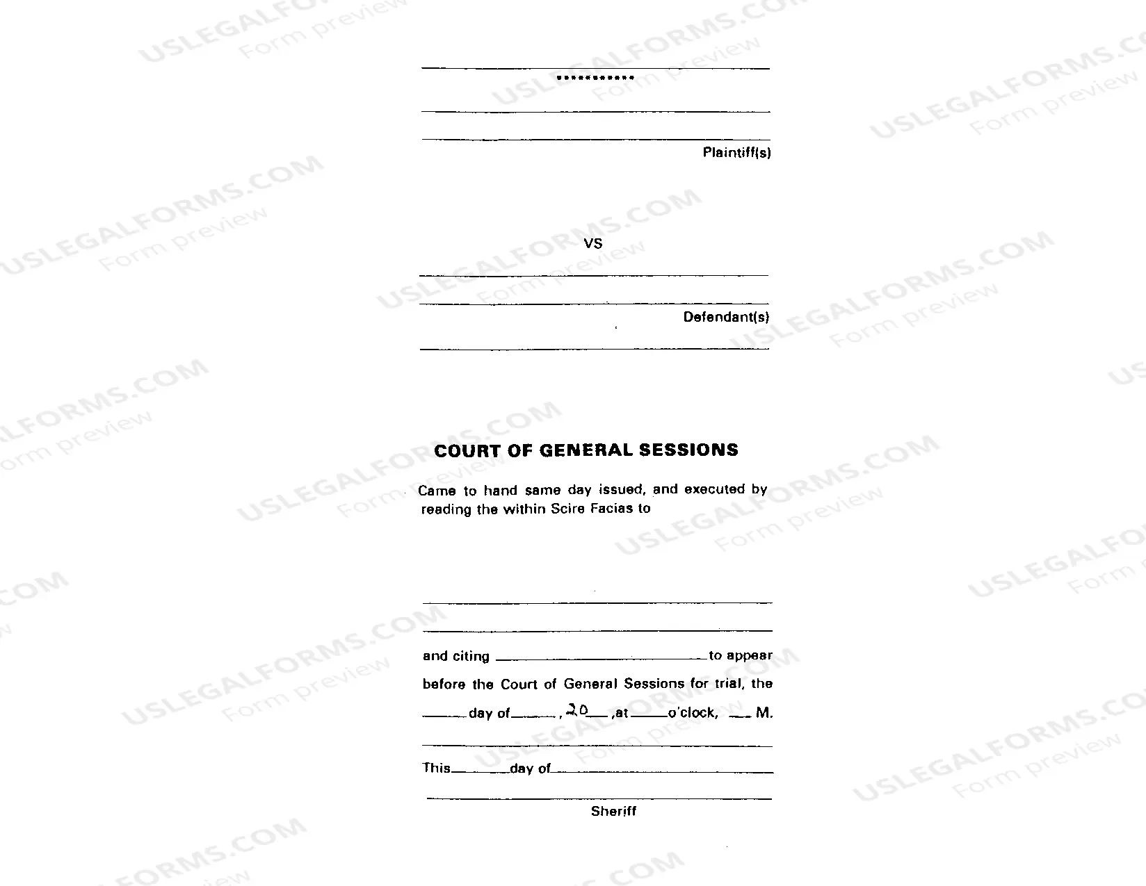 Preview Form of Conditional Judgment