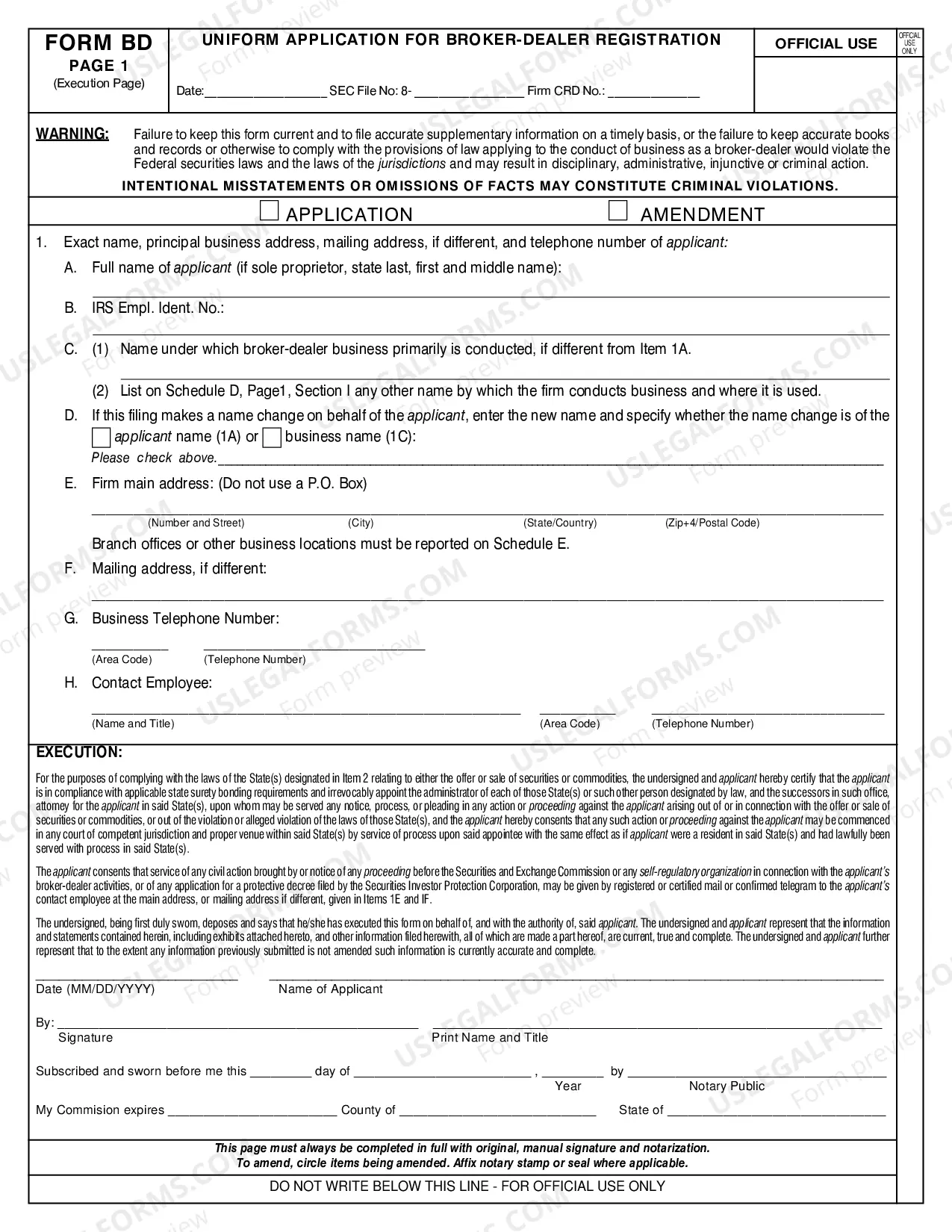 Preview Broker-Dealer And Agent Registration And Instructions