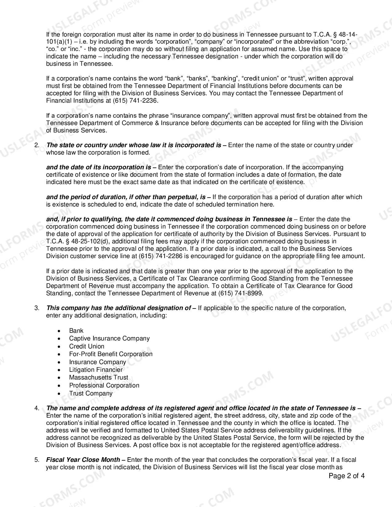 Preview Application for Certificate of Authority