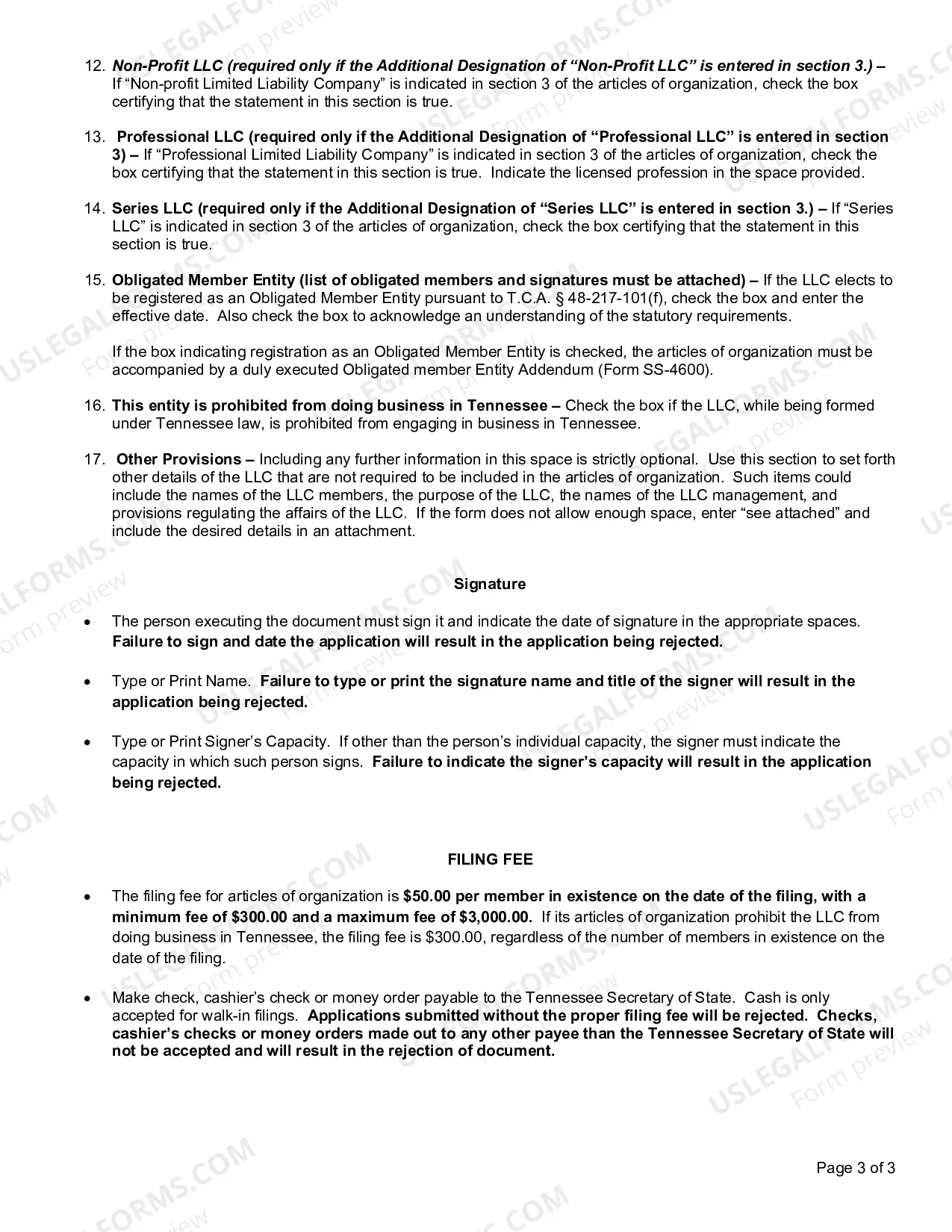Preview Articles of Conversion (For Profit Corp Into LLC)