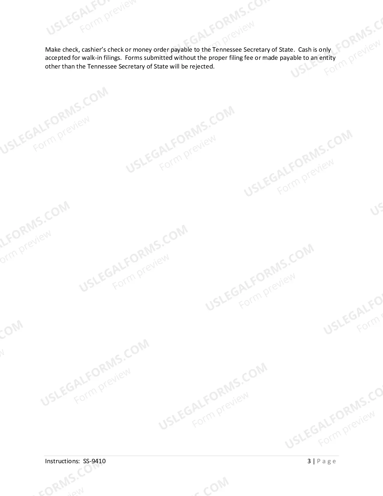 Preview Application For Reinstatement Following Administrative Dissolution Or Revocation LLP