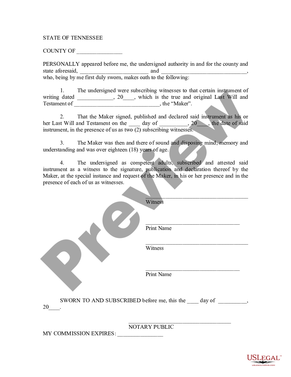 page 2 Codicil to Will Form for Amending Your Will - Will Changes or Amendments preview