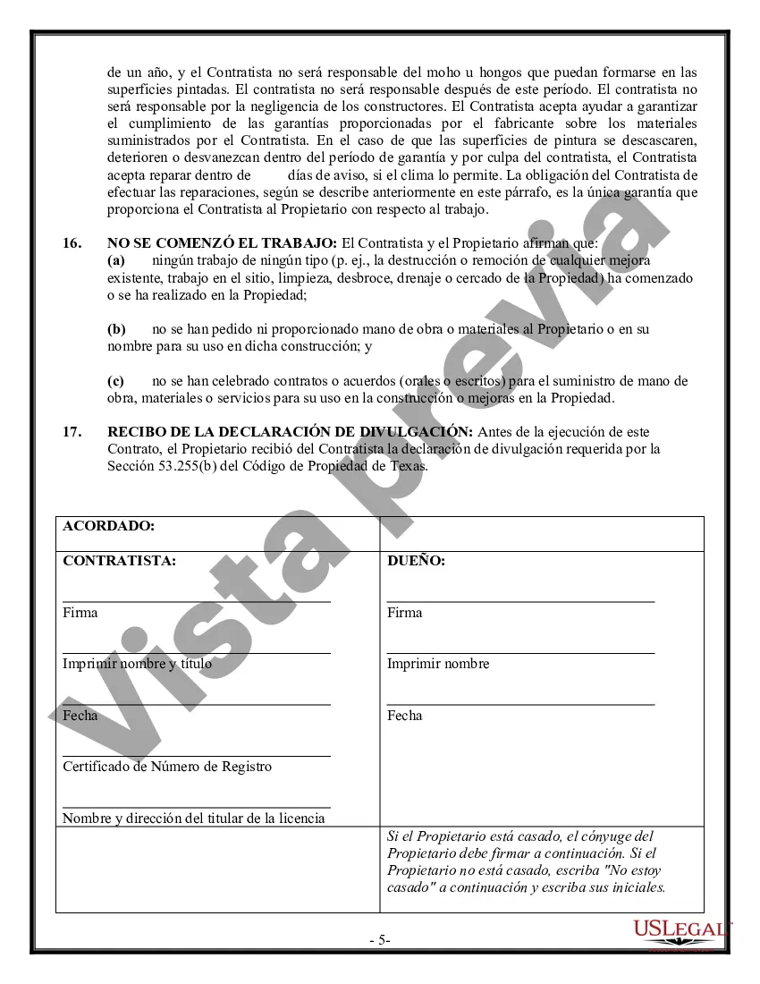 Preview Contrato de pintura para contratista