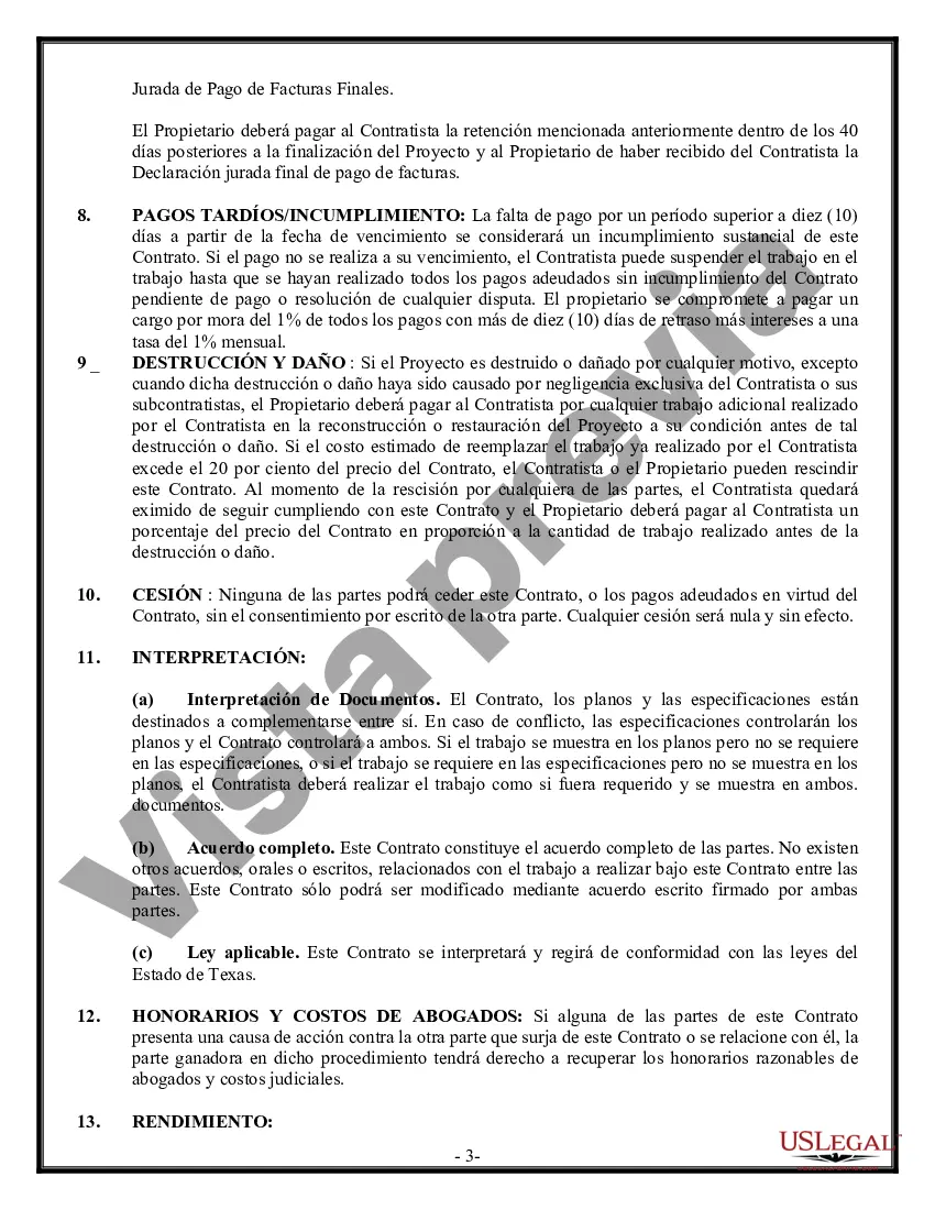 Preview Contrato de carpintero de molduras para contratista