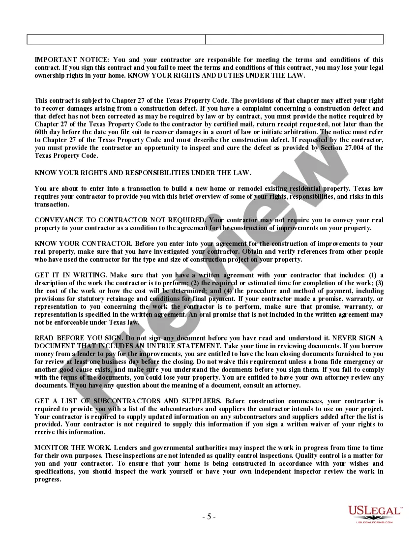 Preview Trim Carpenter Contract for Contractor