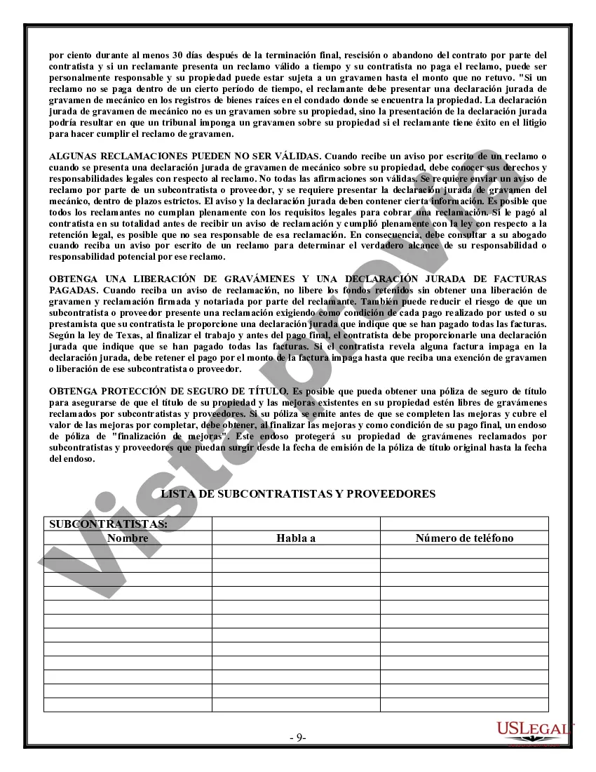 Preview Contrato HVAC para contratista