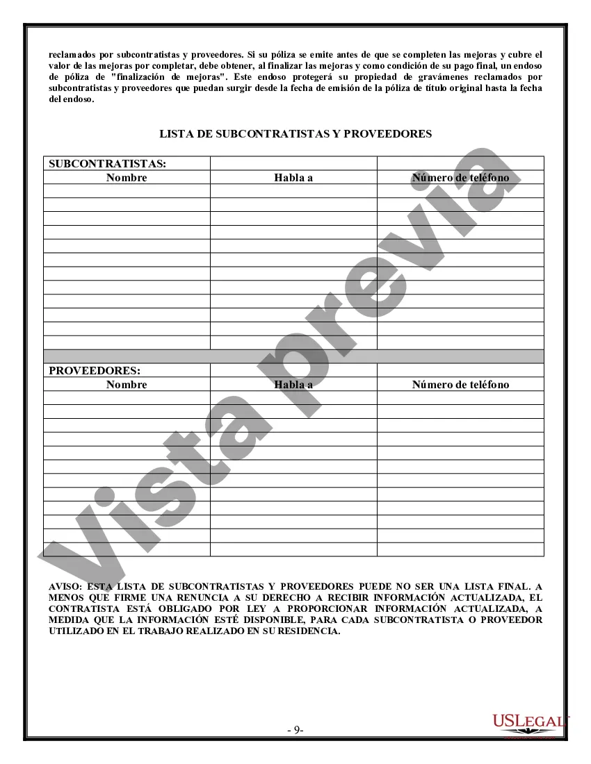 Preview Contrato de paisajismo para contratista