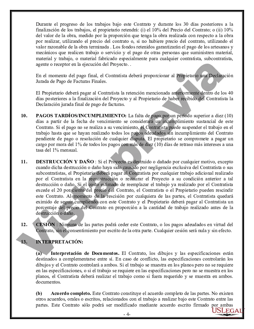 Preview Contrato de Renovación para Contratista