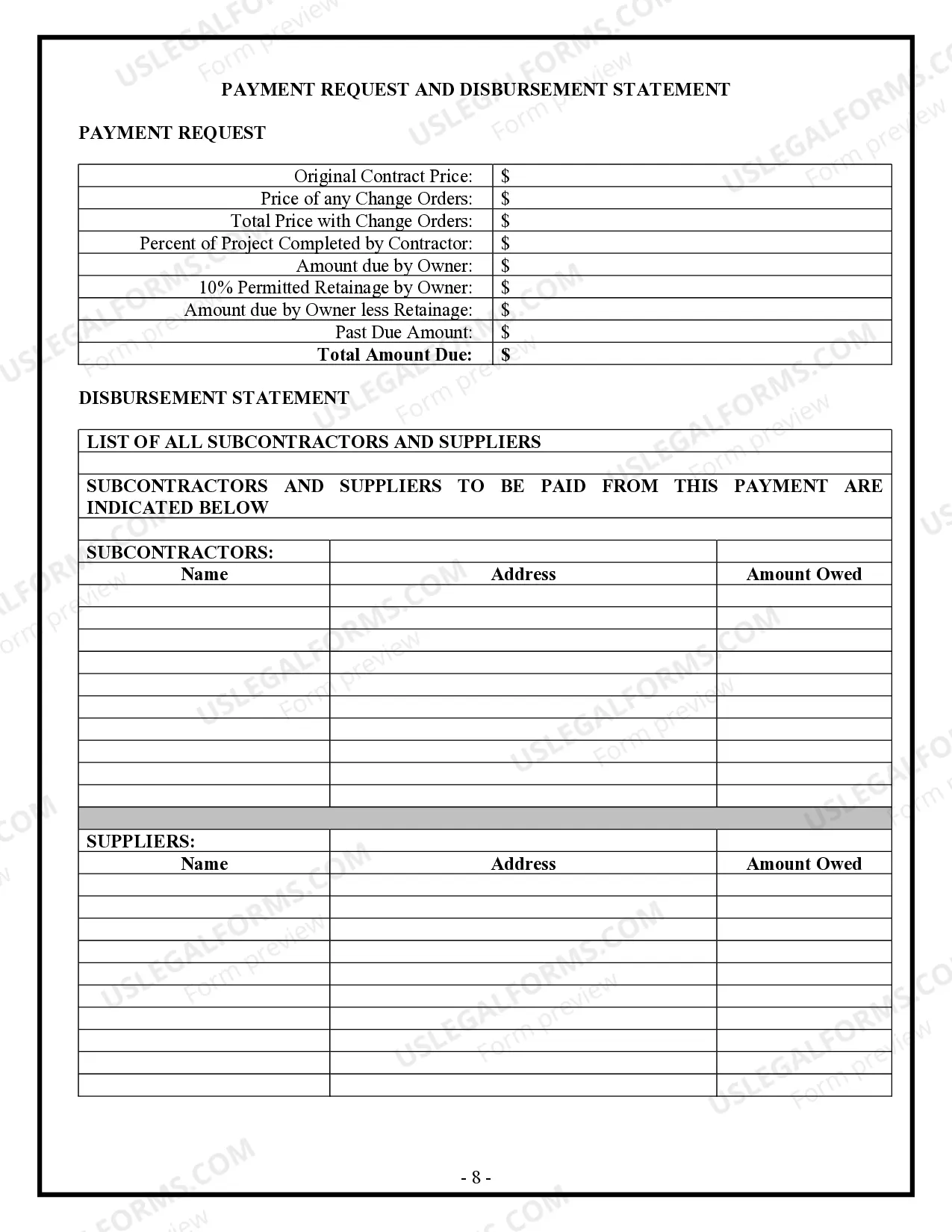 Preview Residential Cleaning Contract for Contractor