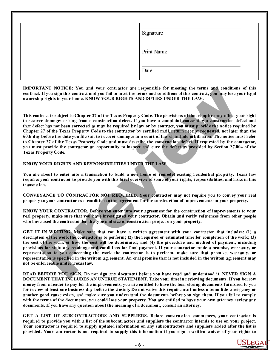 page 5 Concrete Mason Contract for Contractor preview