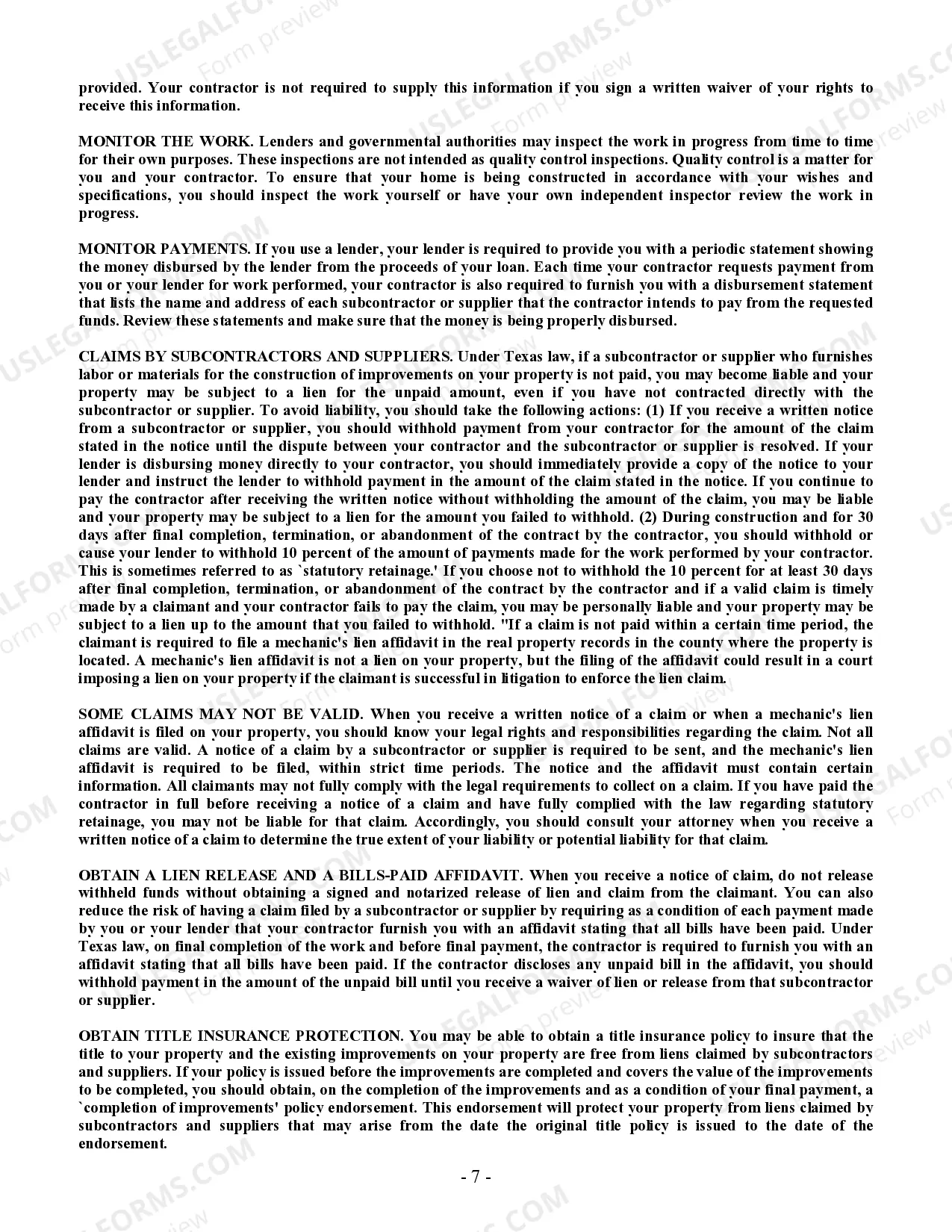 Preview Concrete Mason Contract for Contractor