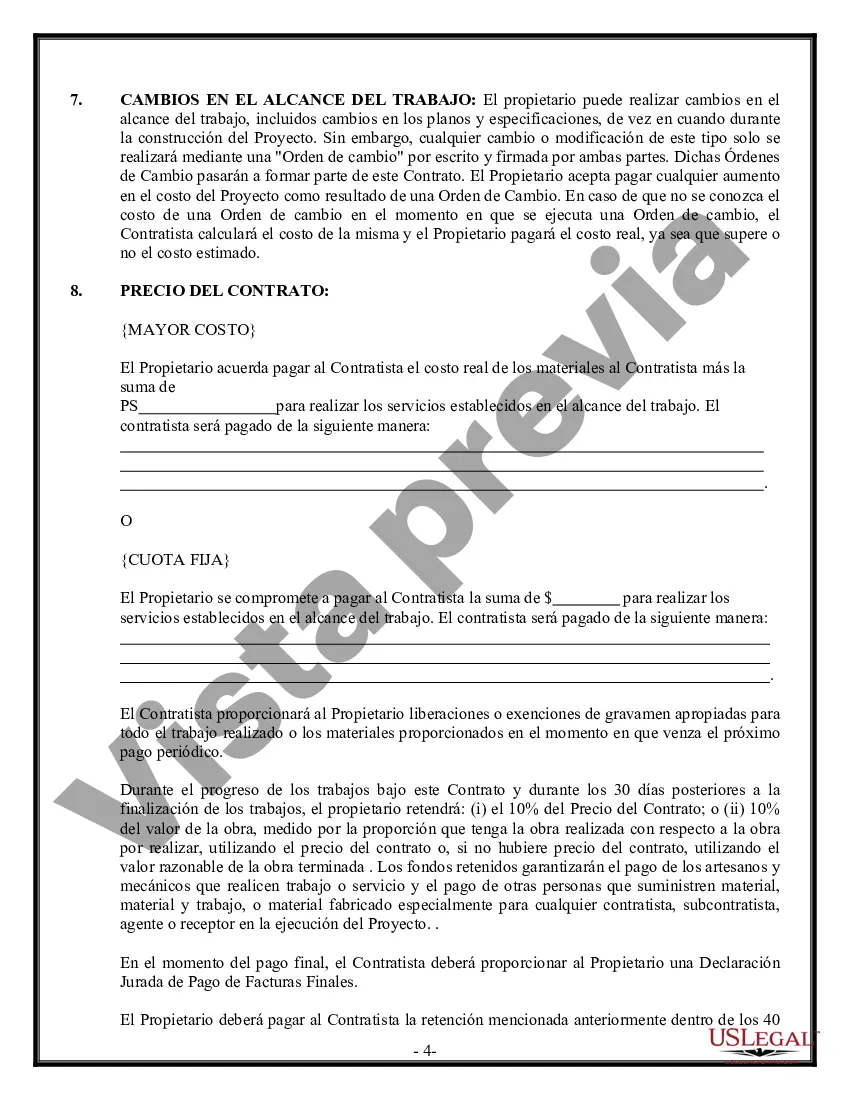 Preview Contrato marco para contratista