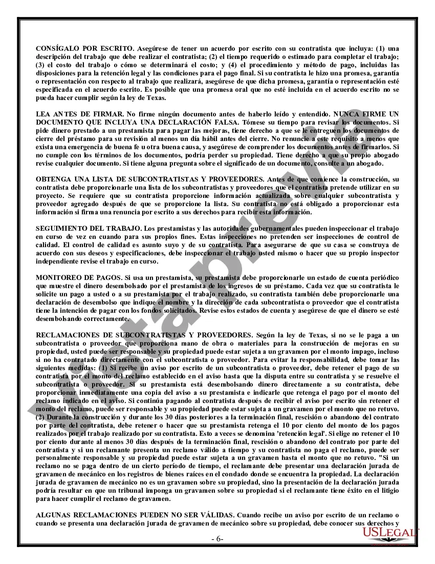 Preview Contrato de pavimentación para contratista