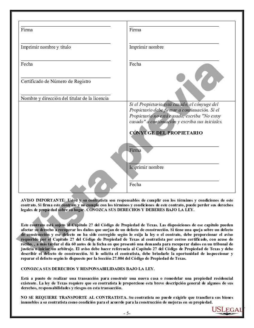 Preview Contrato de trabajo en el sitio para el contratista