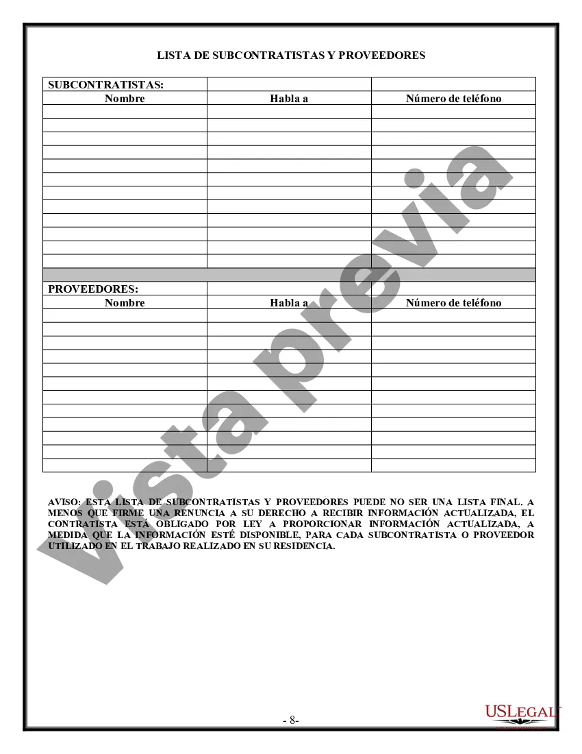 Preview Contrato de revestimiento para contratista