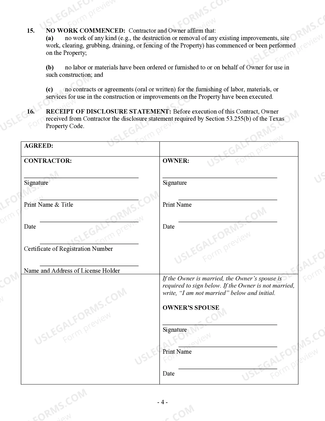 Preview Refrigeration Contract for Contractor