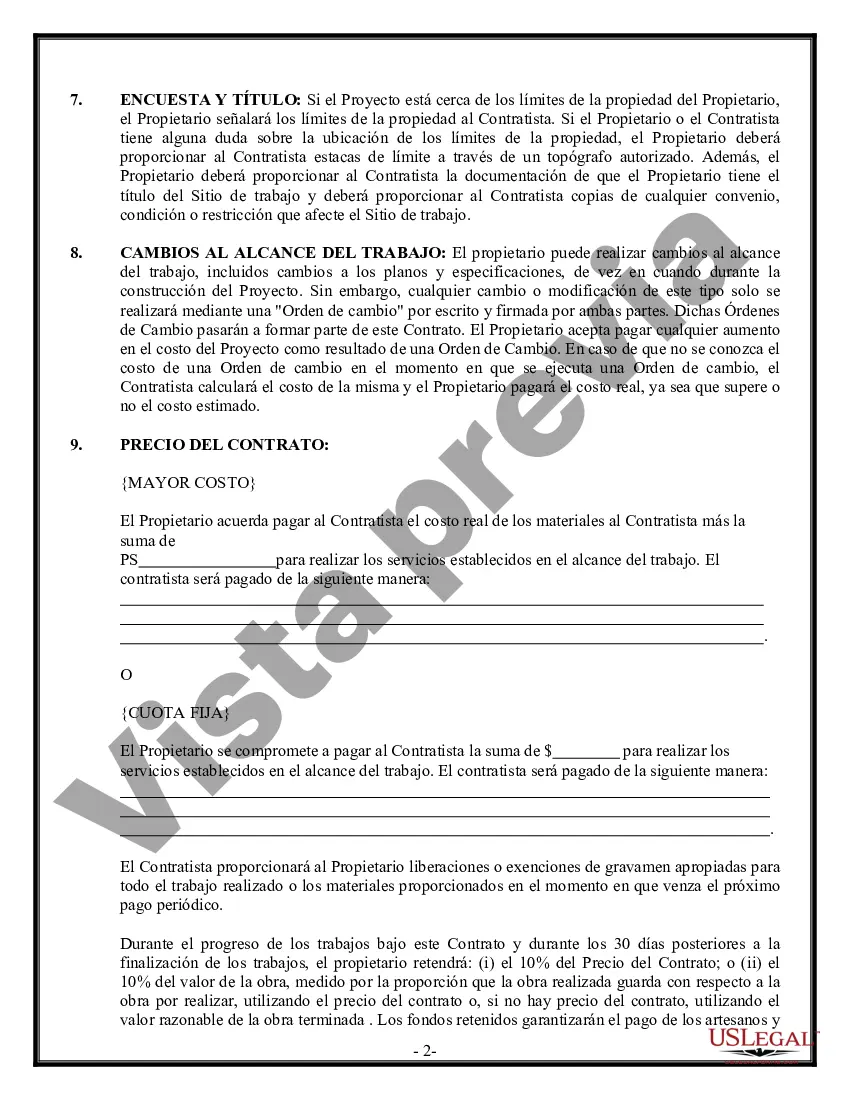 Preview Contrato de Drenaje para Contratista