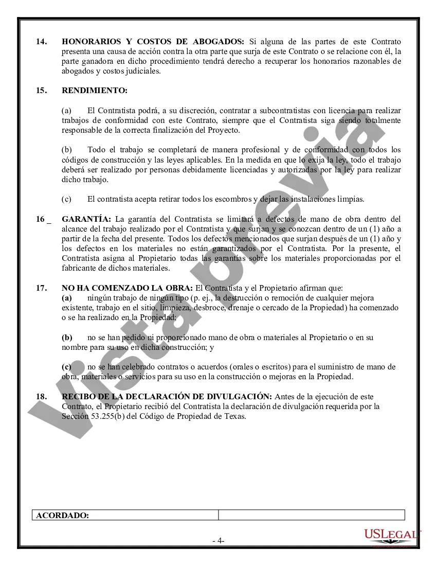 Preview Contrato de Drenaje para Contratista