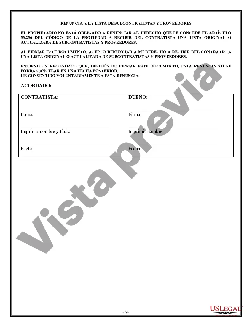 Preview Contrato de Drenaje para Contratista