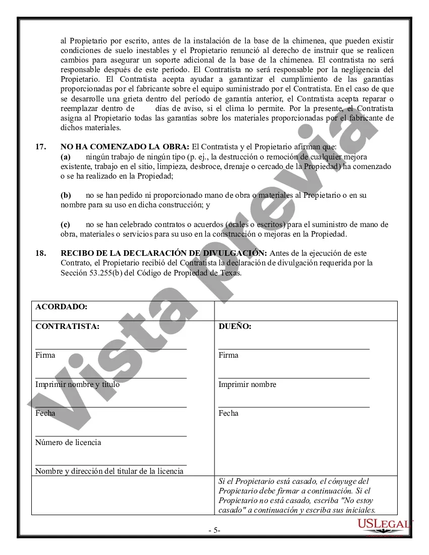 Preview Contrato de Fundación para Contratista