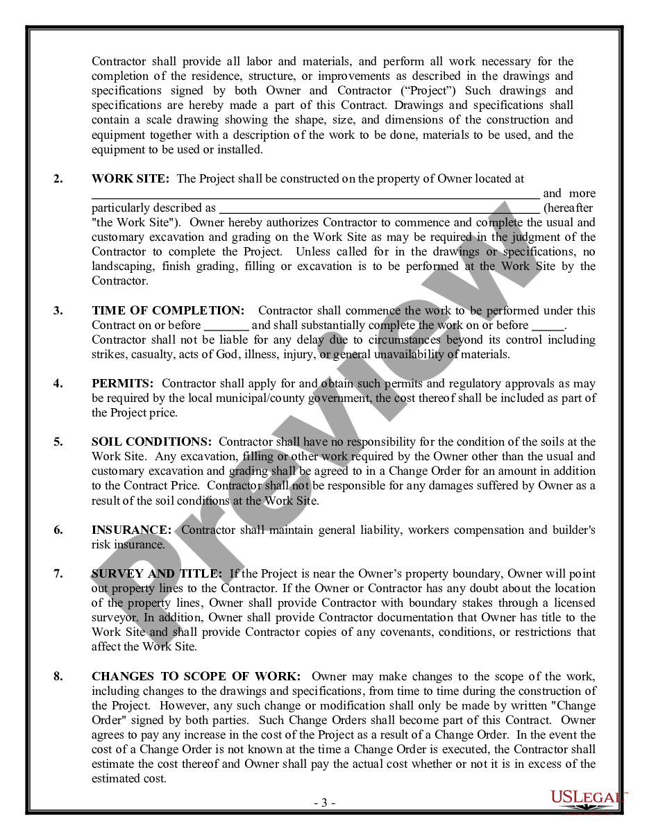 page 2 Plumbing Contract for Contractor preview