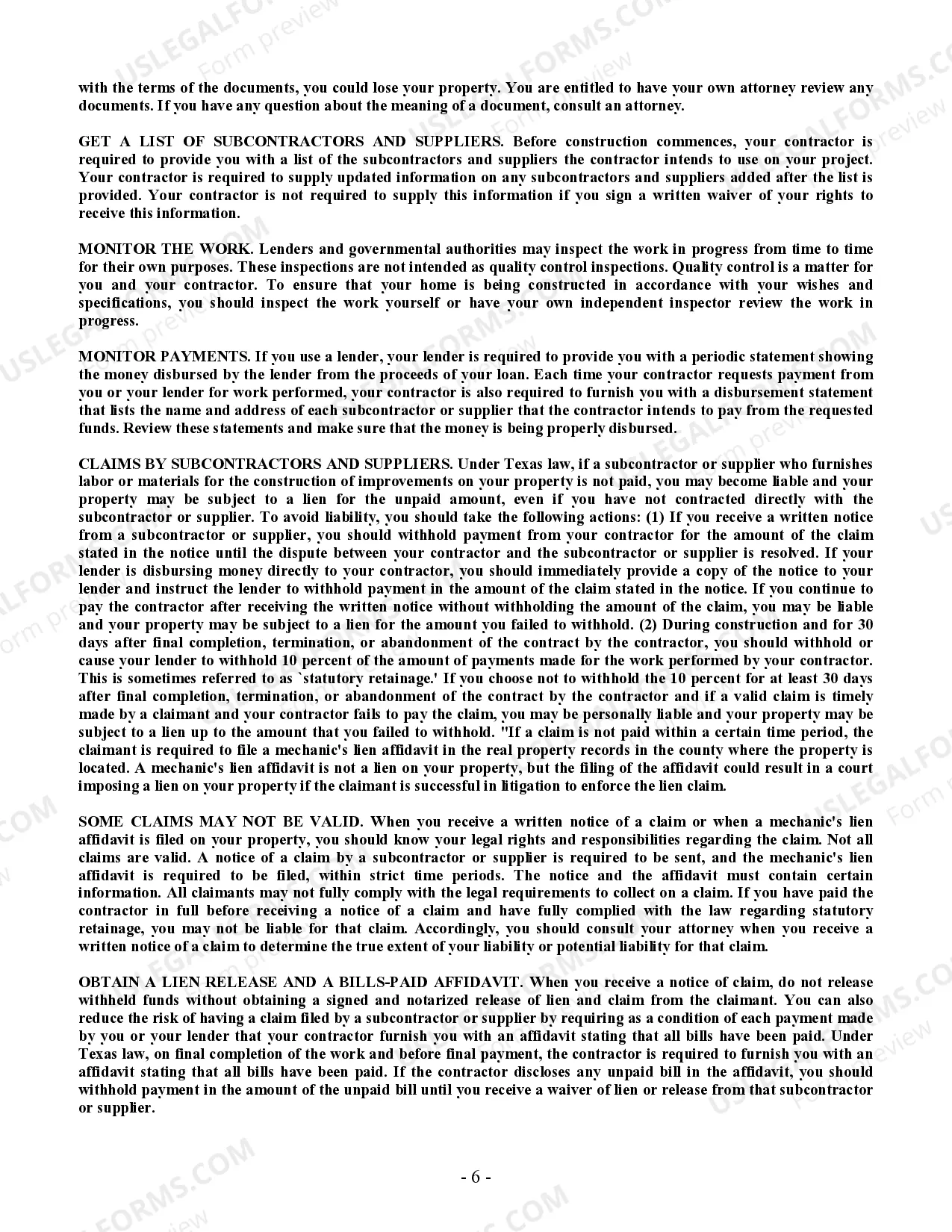 Preview Brick Mason Contract for Contractor