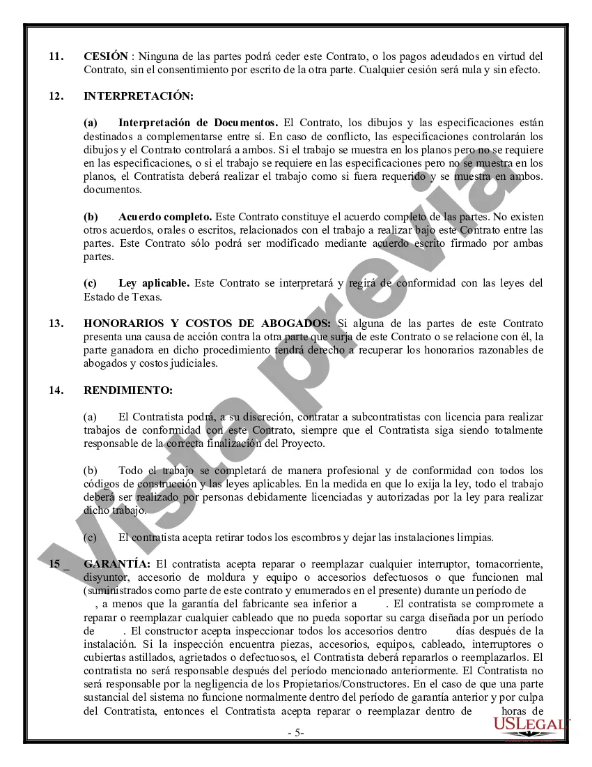 Preview Contrato Eléctrico para Contratista