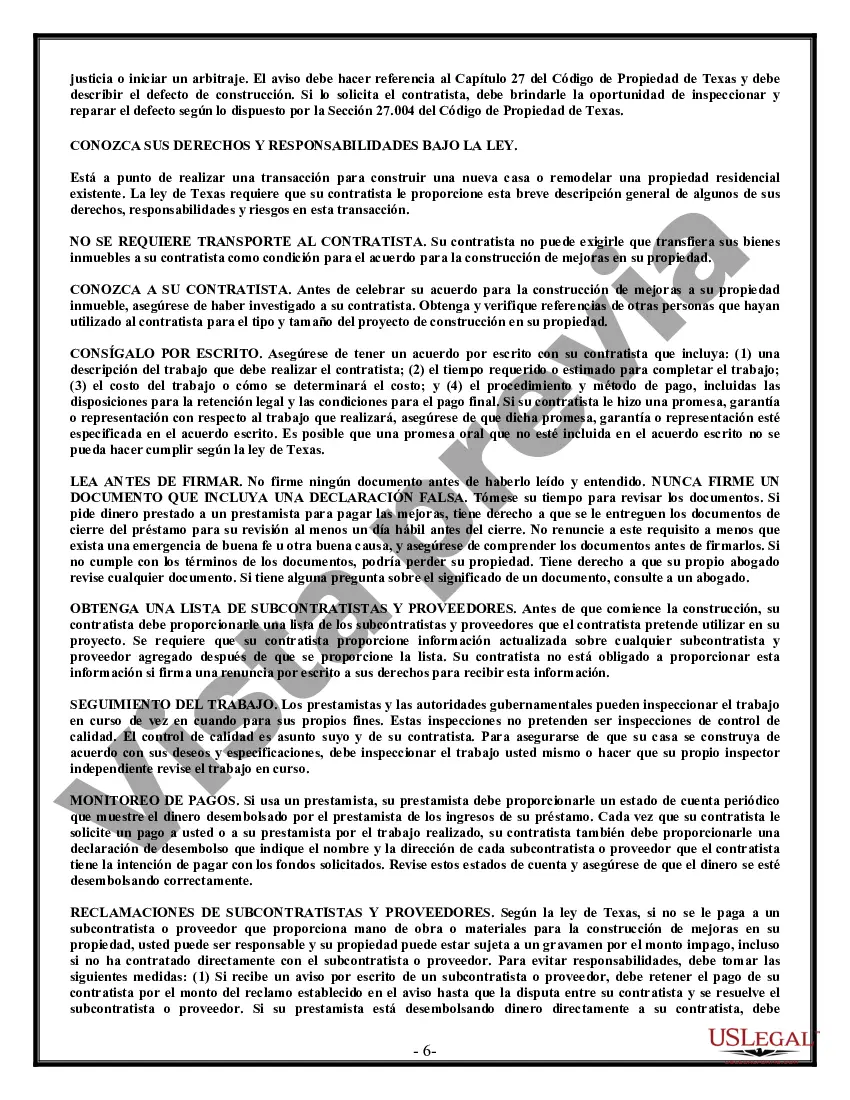 Preview Contrato de paneles de yeso de yeso para contratista