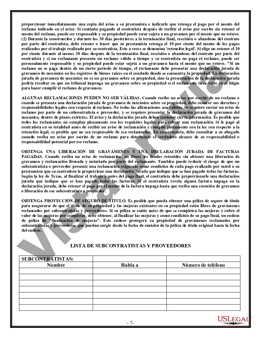 Preview Contrato de paneles de yeso de yeso para contratista