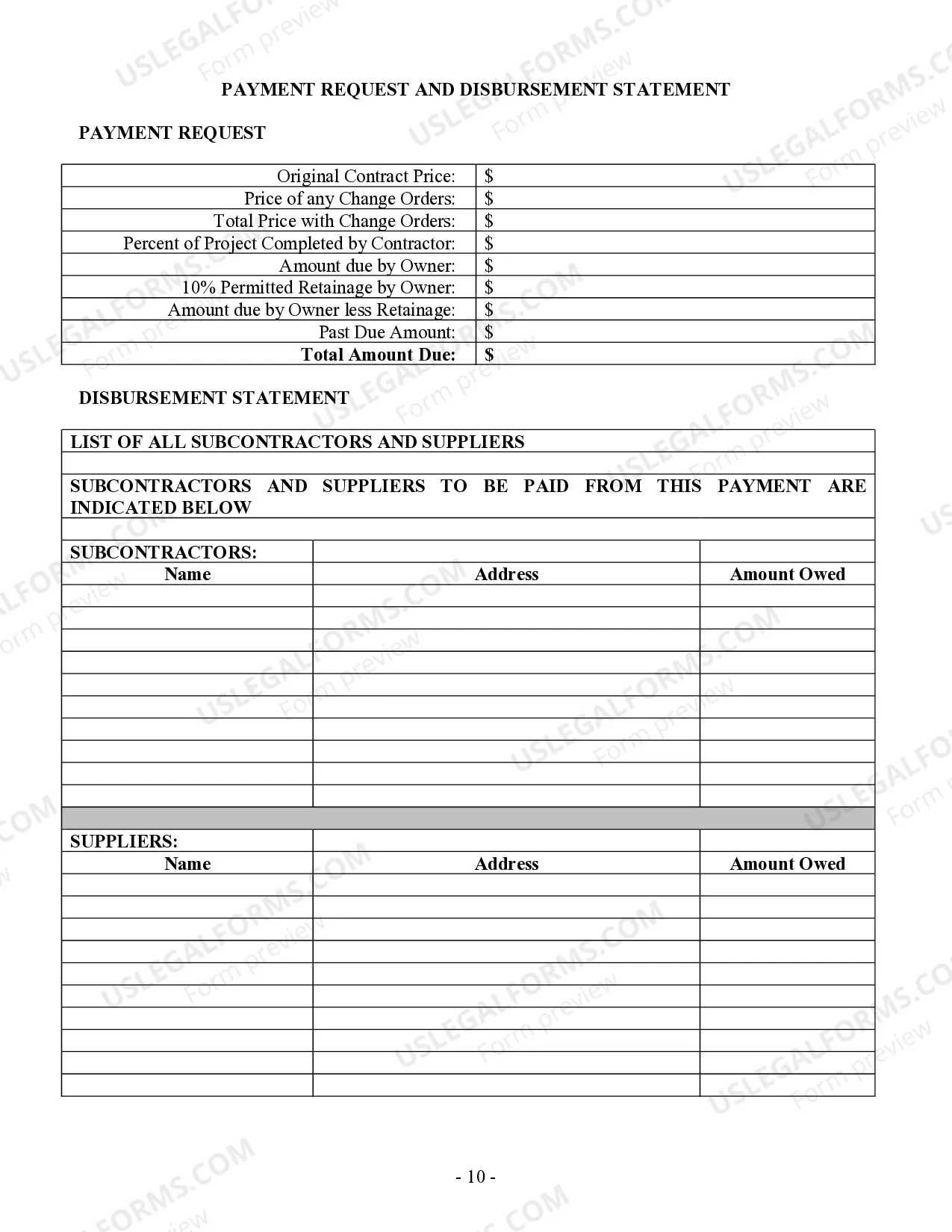 Preview Flooring Contract for Contractor