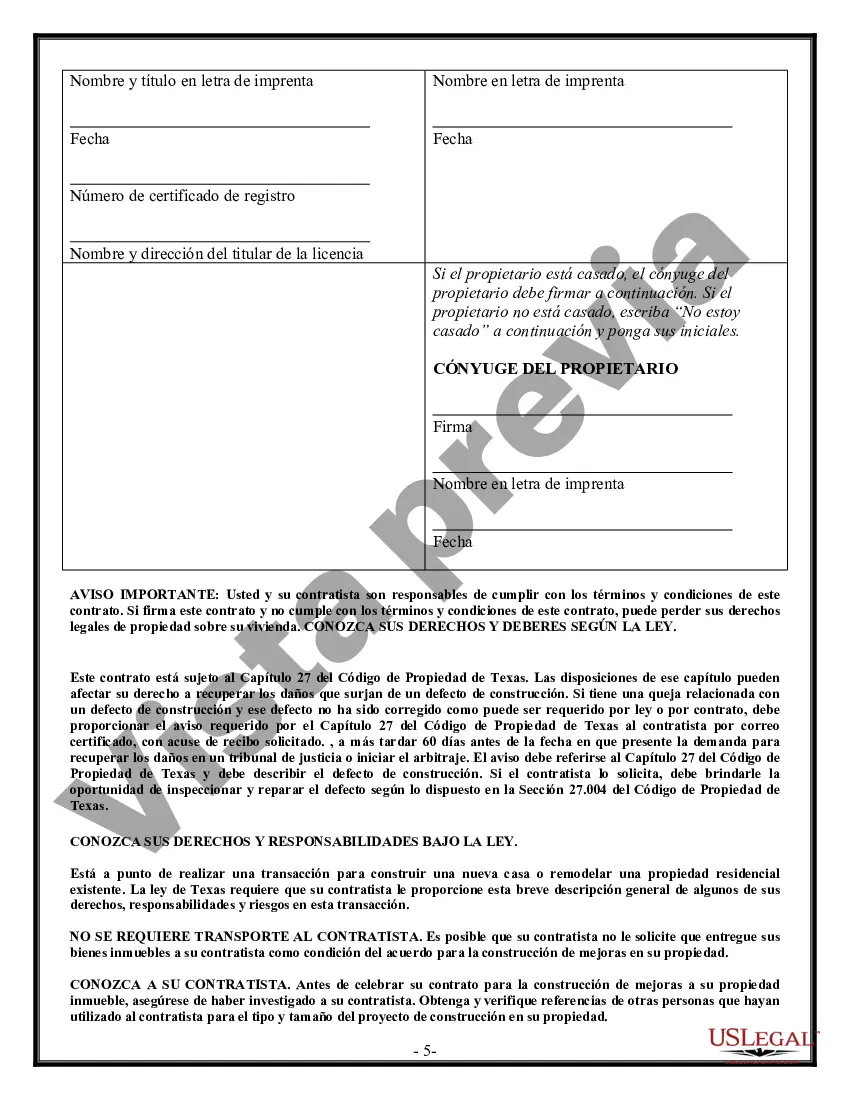 Preview Costo del contrato de construcción más o tarifa fija