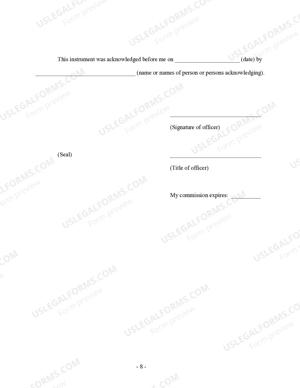 Preview Texas Prenuptial Premarital Agreement without Financial Statements