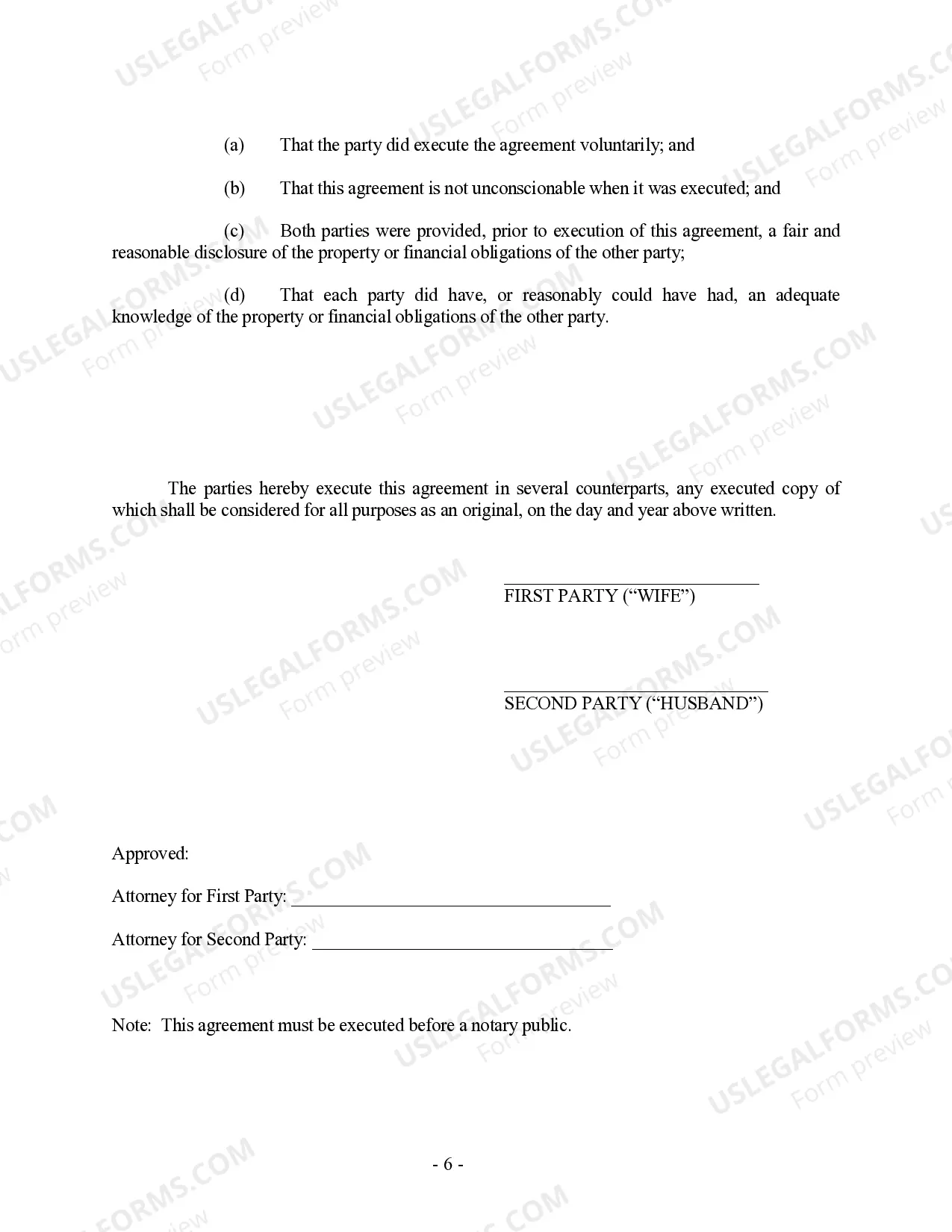 Preview Texas Prenuptial Premarital Agreement - Uniform Premarital Agreement Act - with Financial Statements