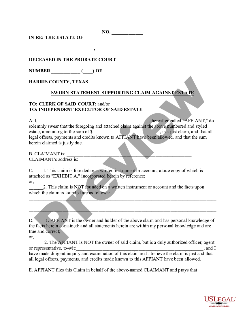 Sworn Application Form For Tax Clearance Us Legal Forms 7500