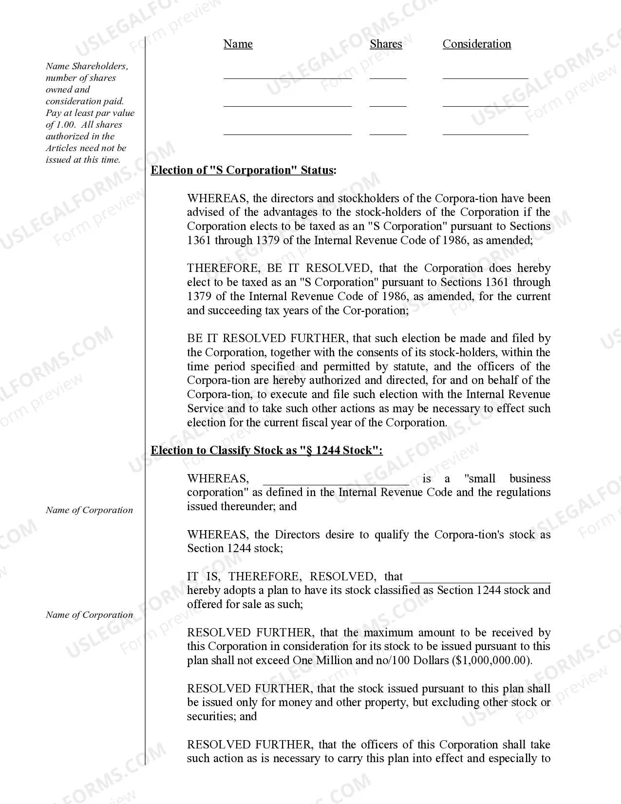 Preview Corporate Records Maintenance Package for Existing Corporations