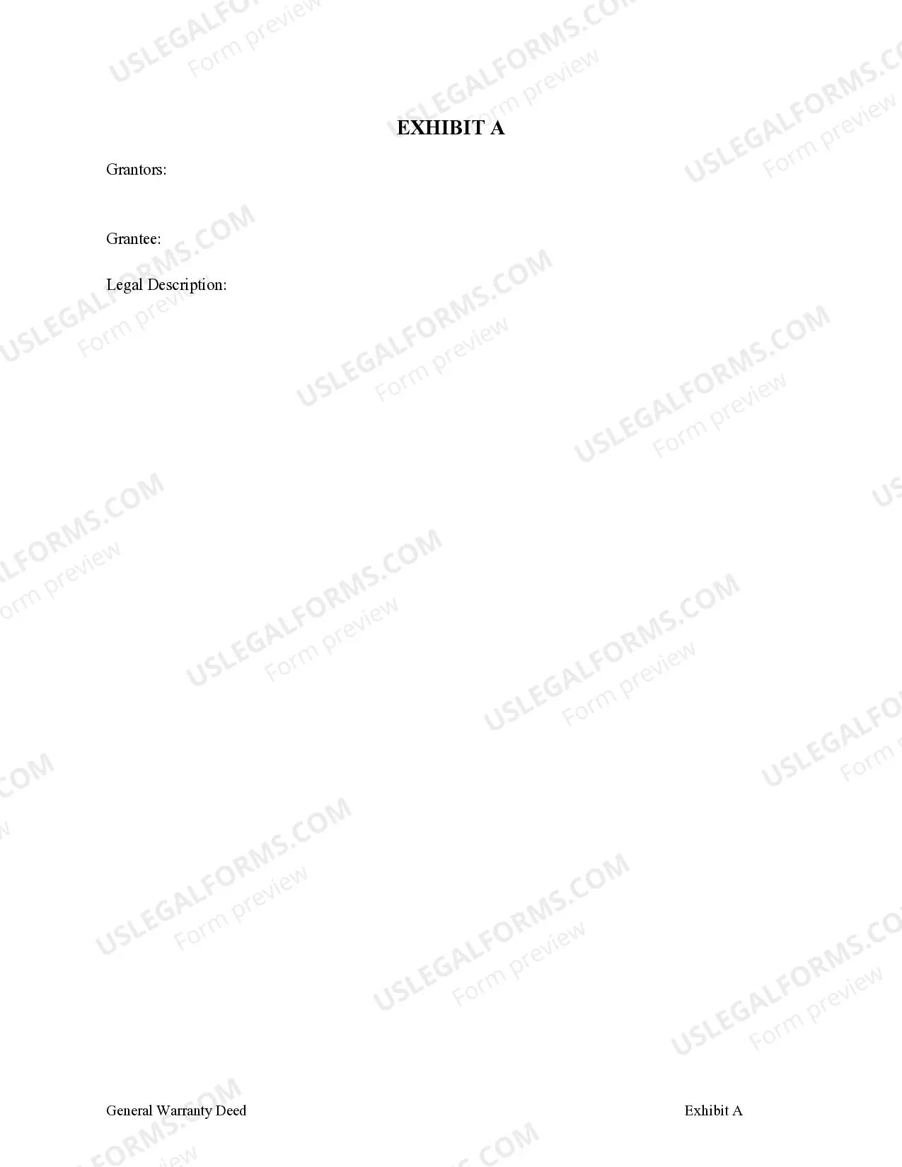 Preview Warranty Deed Conveying Life Estate Deed from Husband and Wife, or Two Individuals, to a Grantee.