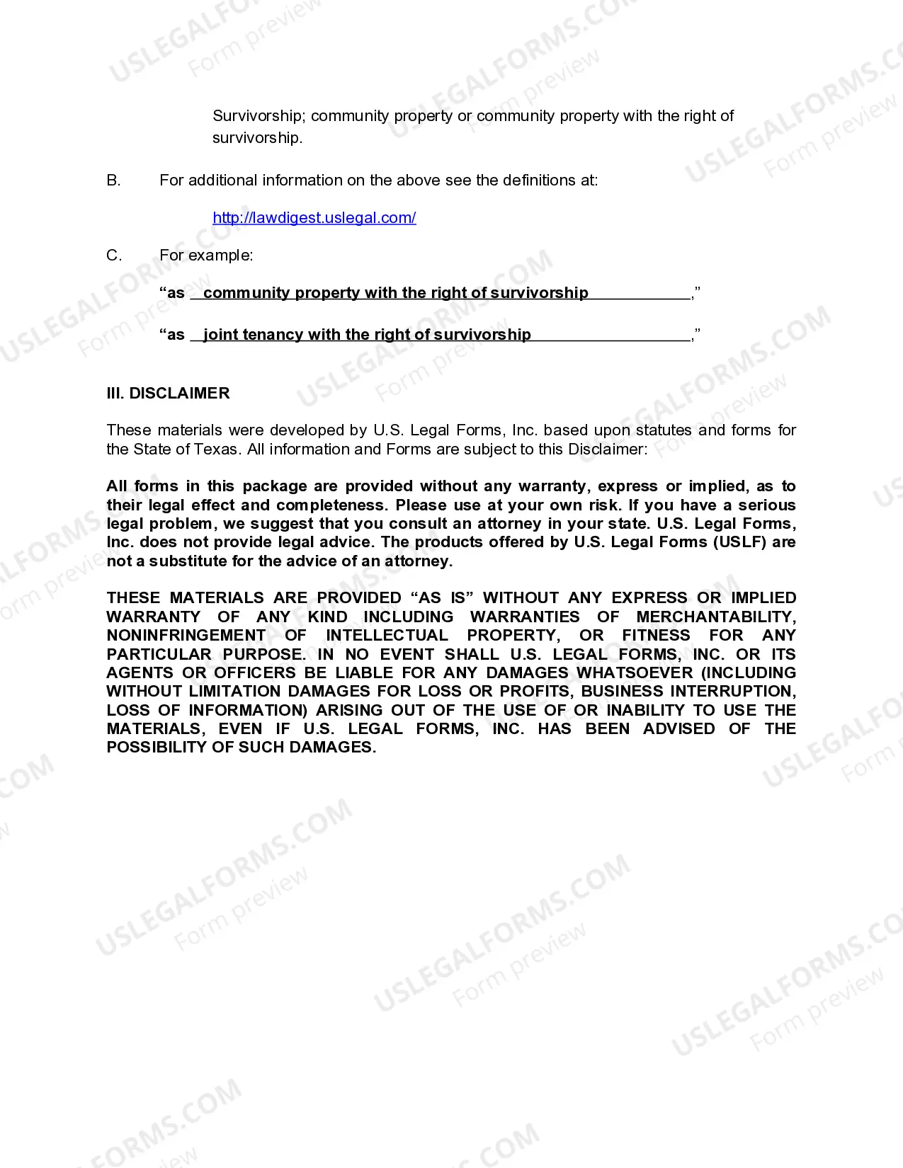 Preview Warranty Deed from Limited Liability Company to Husband and Wife / Two Individuals