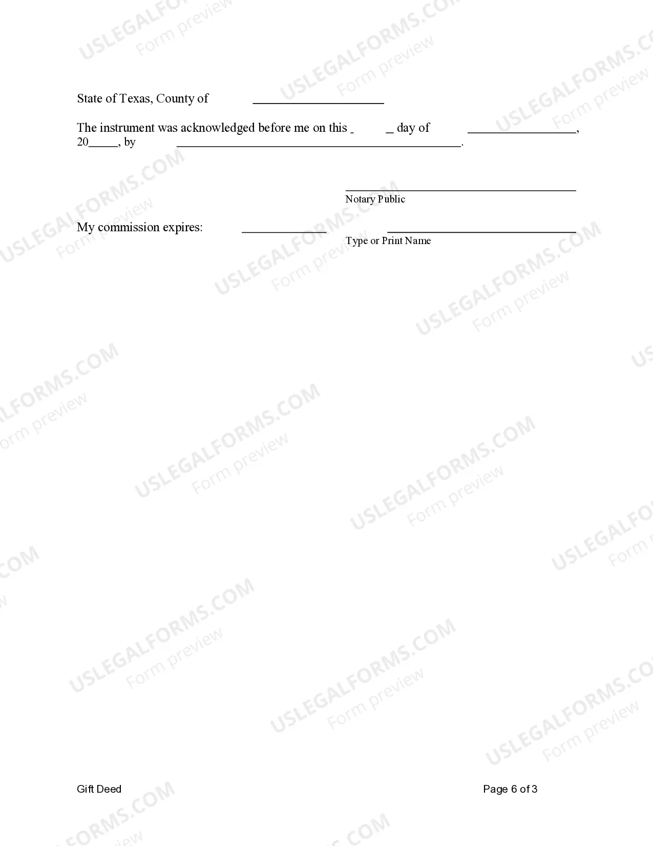 Preview Gift Deed Gift Deed from Husband and Wife, or Two Individuals, to Husband and Wife, or Two Individuals.