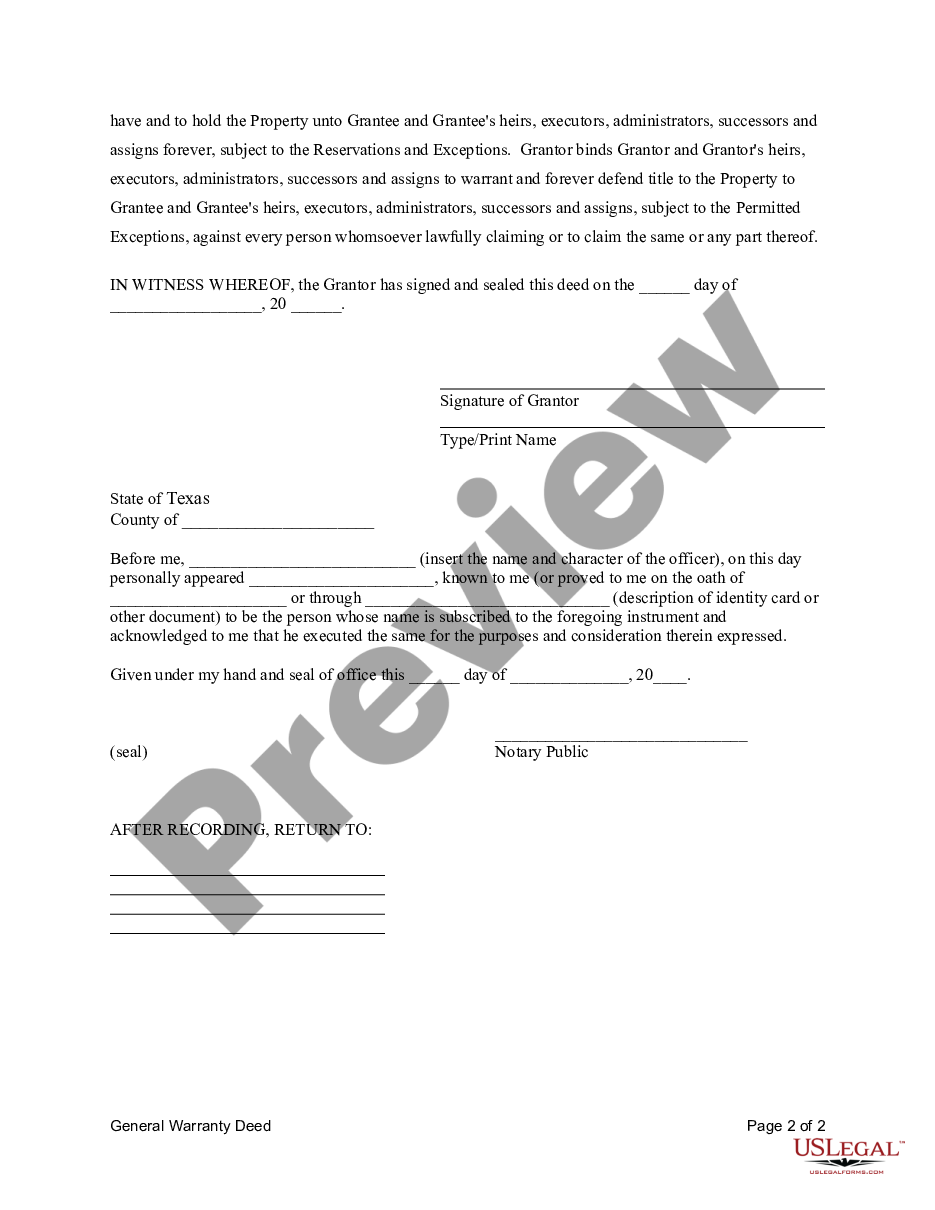 page 3 Warranty Deed from Husband to Himself and Wife preview