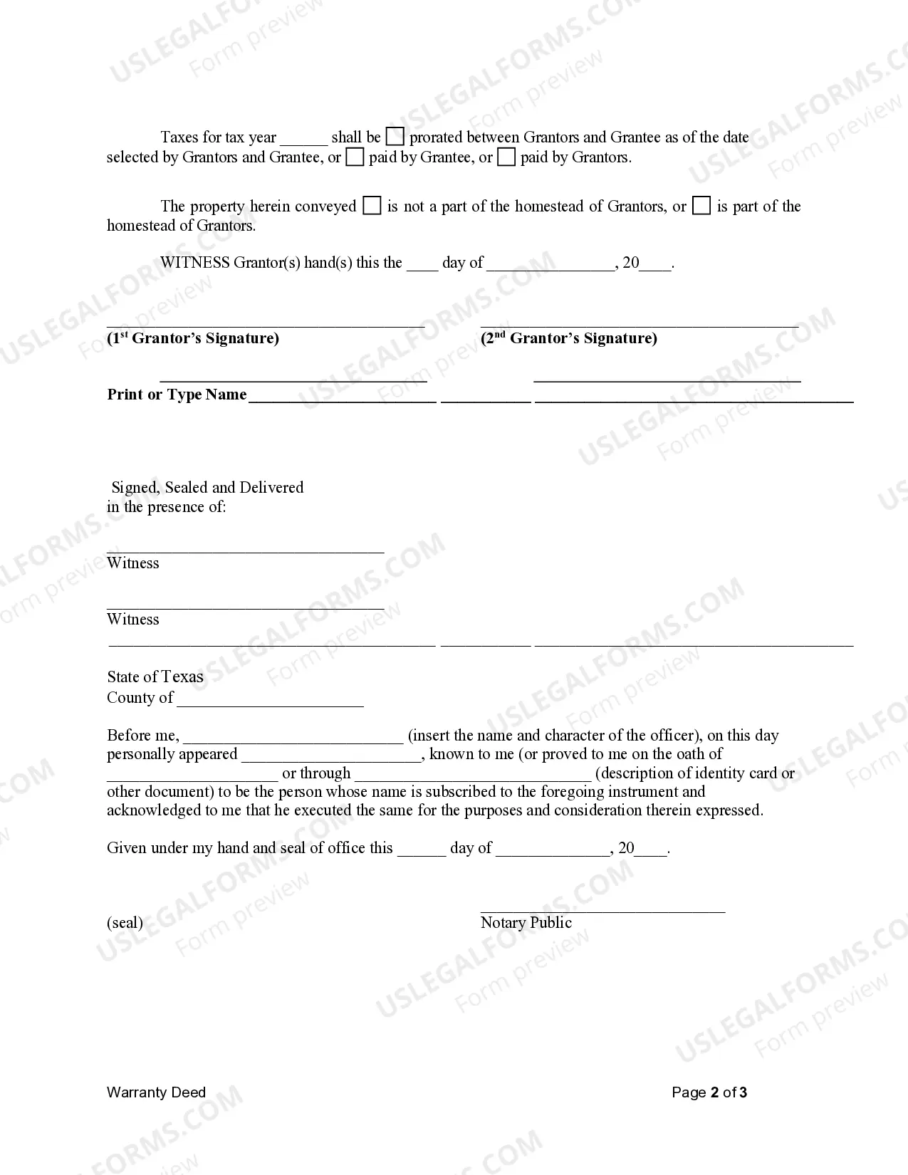 Preview Warranty Deed from Husband and Wife to an Individual