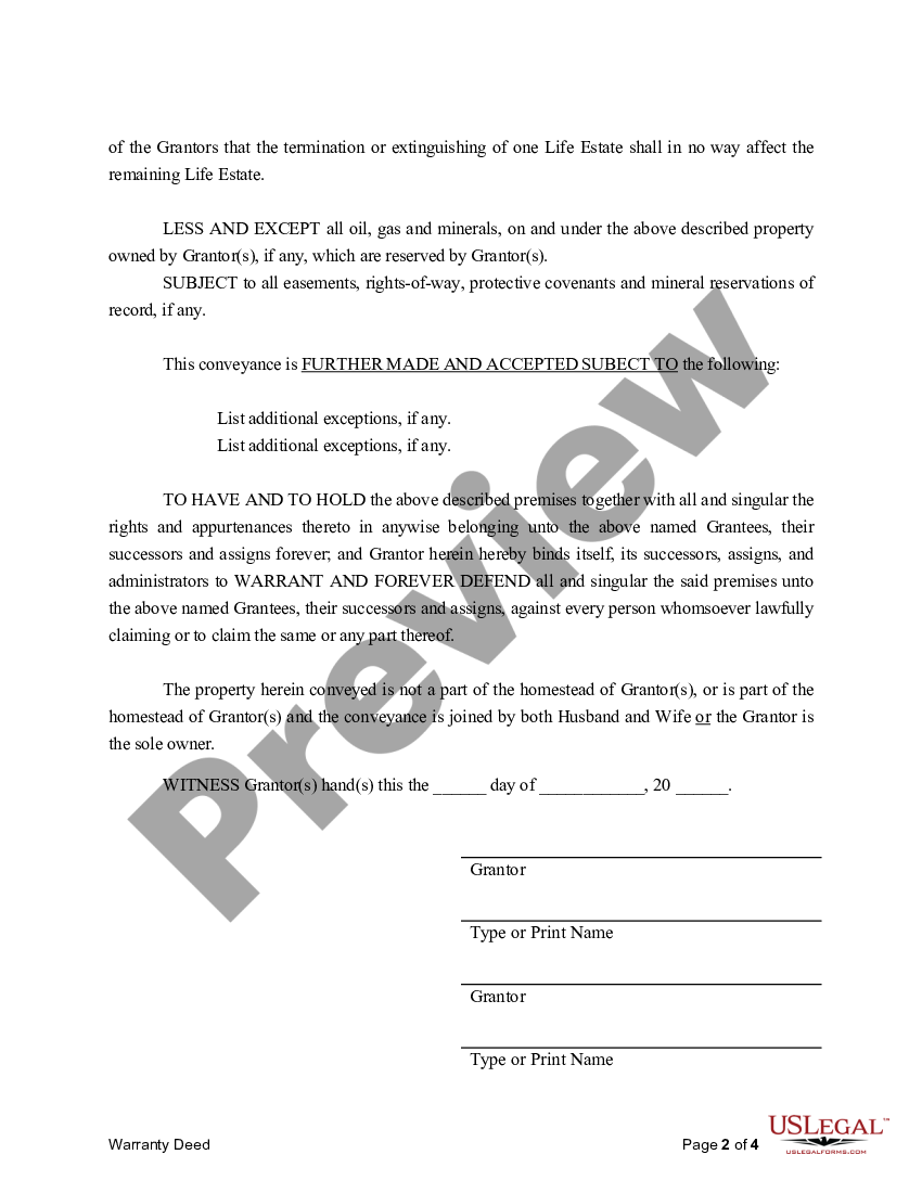 texas-warranty-deed-to-child-reserving-a-life-estate-in-the-parents