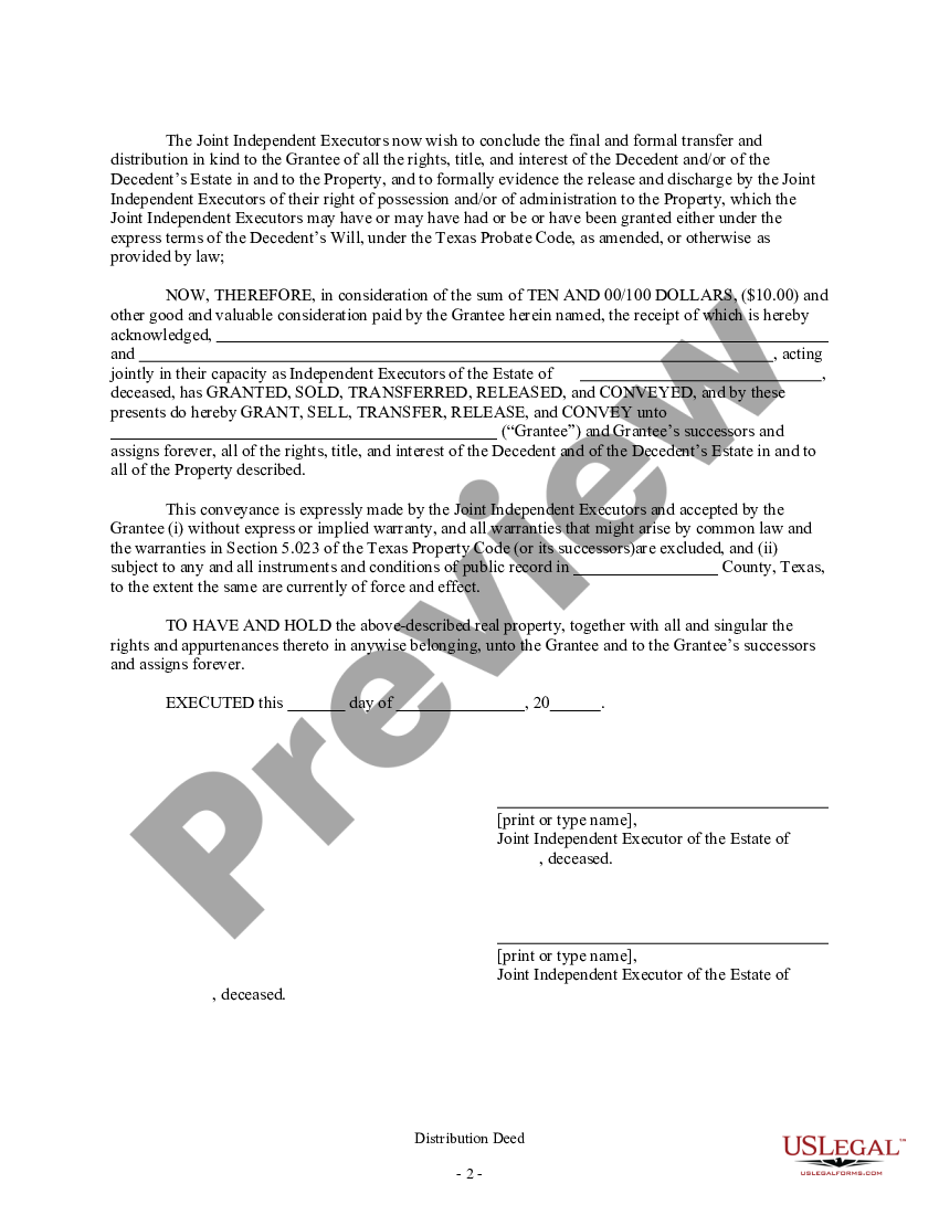 distribution-deed-texas-without-warranty-template-us-legal-forms