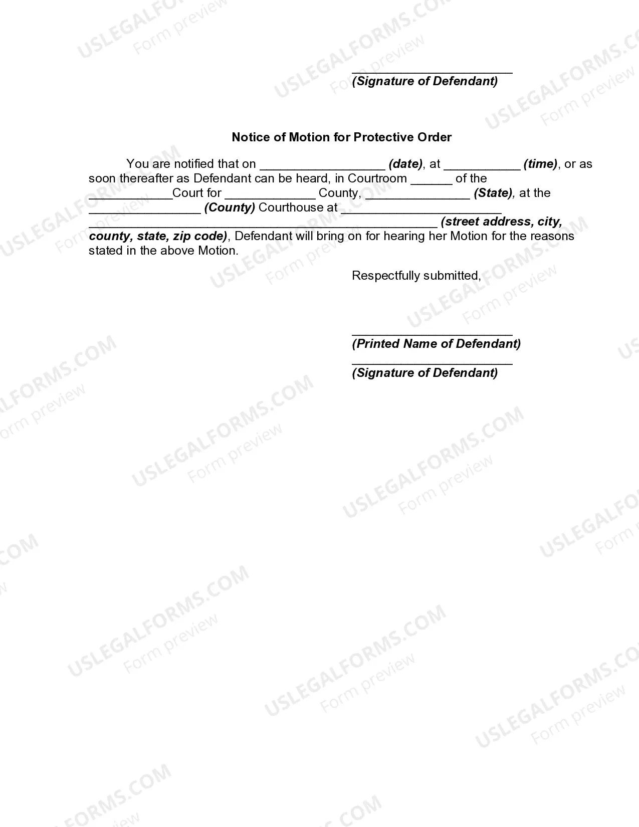 Preview Motion for Order that Deposition be taken at a Designated Place other than that Stated in Notice