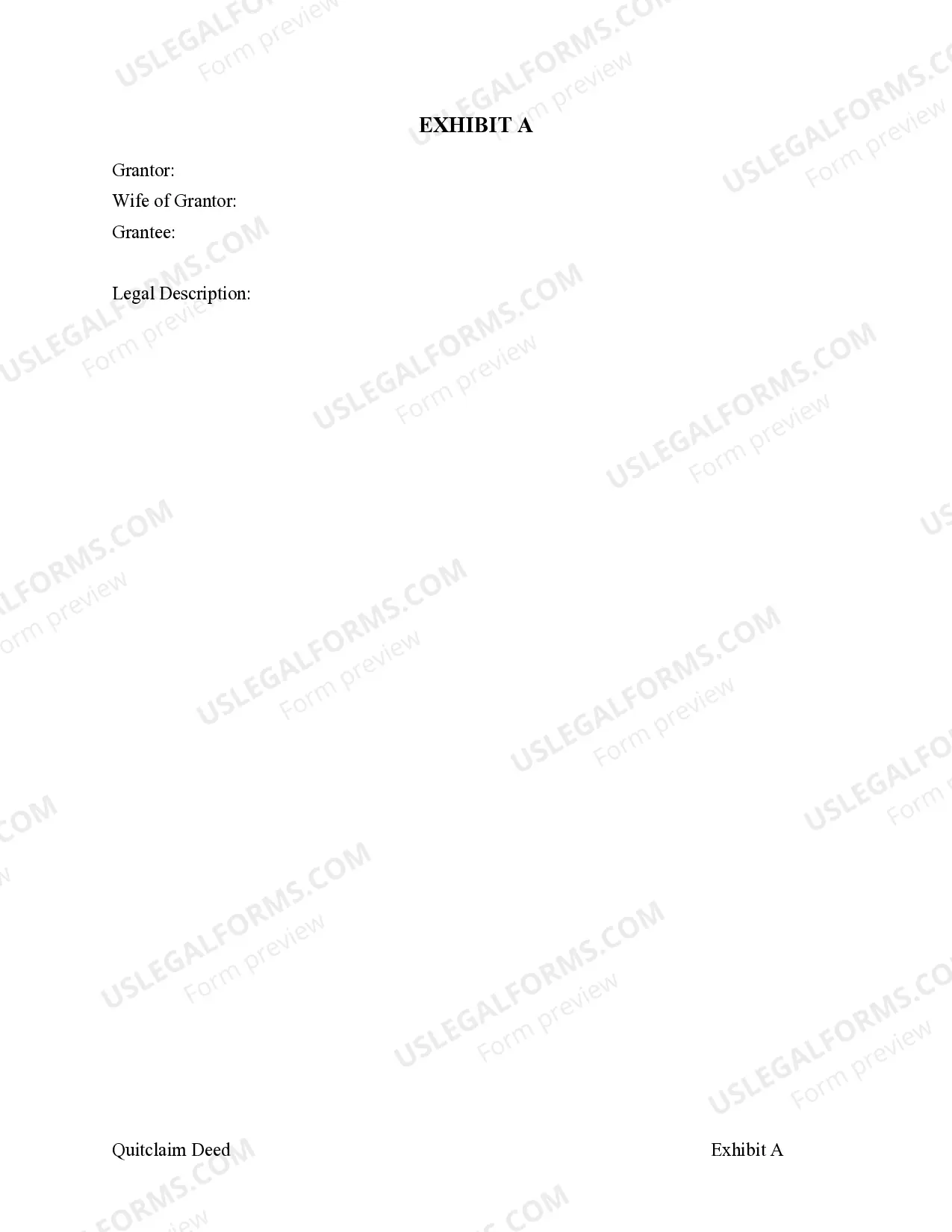 Preview Quitclaim Deed from Individual to Two Individuals in Joint Tenancy